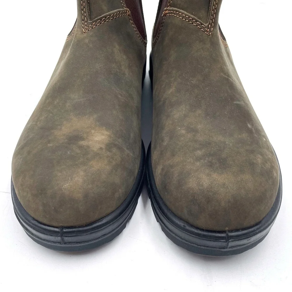 Blundstone 585 Chelsea Boots Rustic Brown Leather Ankle Sz 11 US / 10 AU Men's